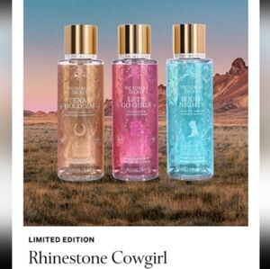 Victoria's Secret Rhinestone Cowgirl Body- BLUE. ( LIMITED EDITION )